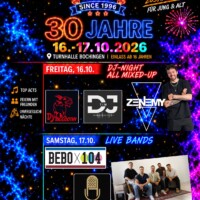 Programmflyer 30 Jahre Jugendclub Bochingen